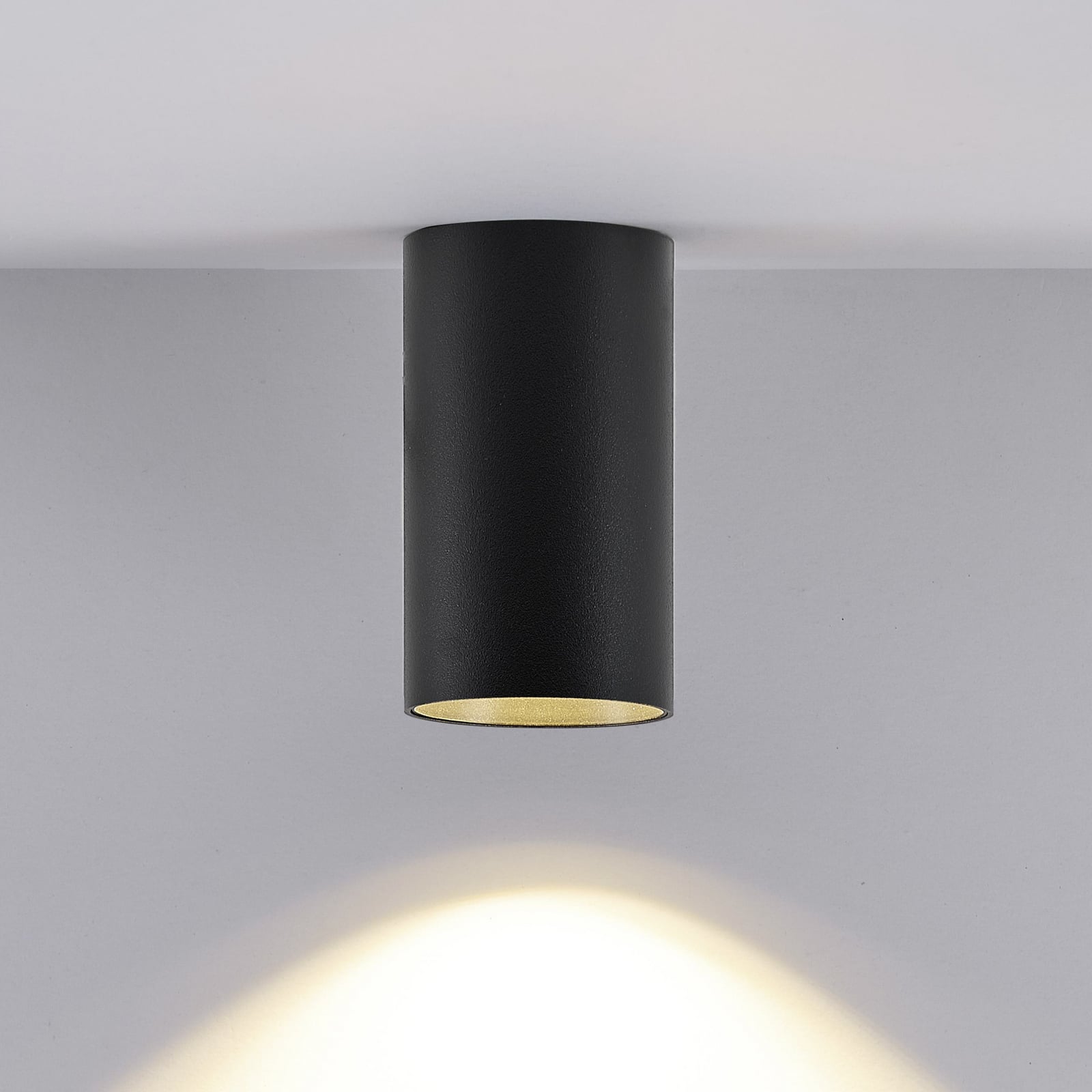Modern recessed LED can lights providing clean illumination