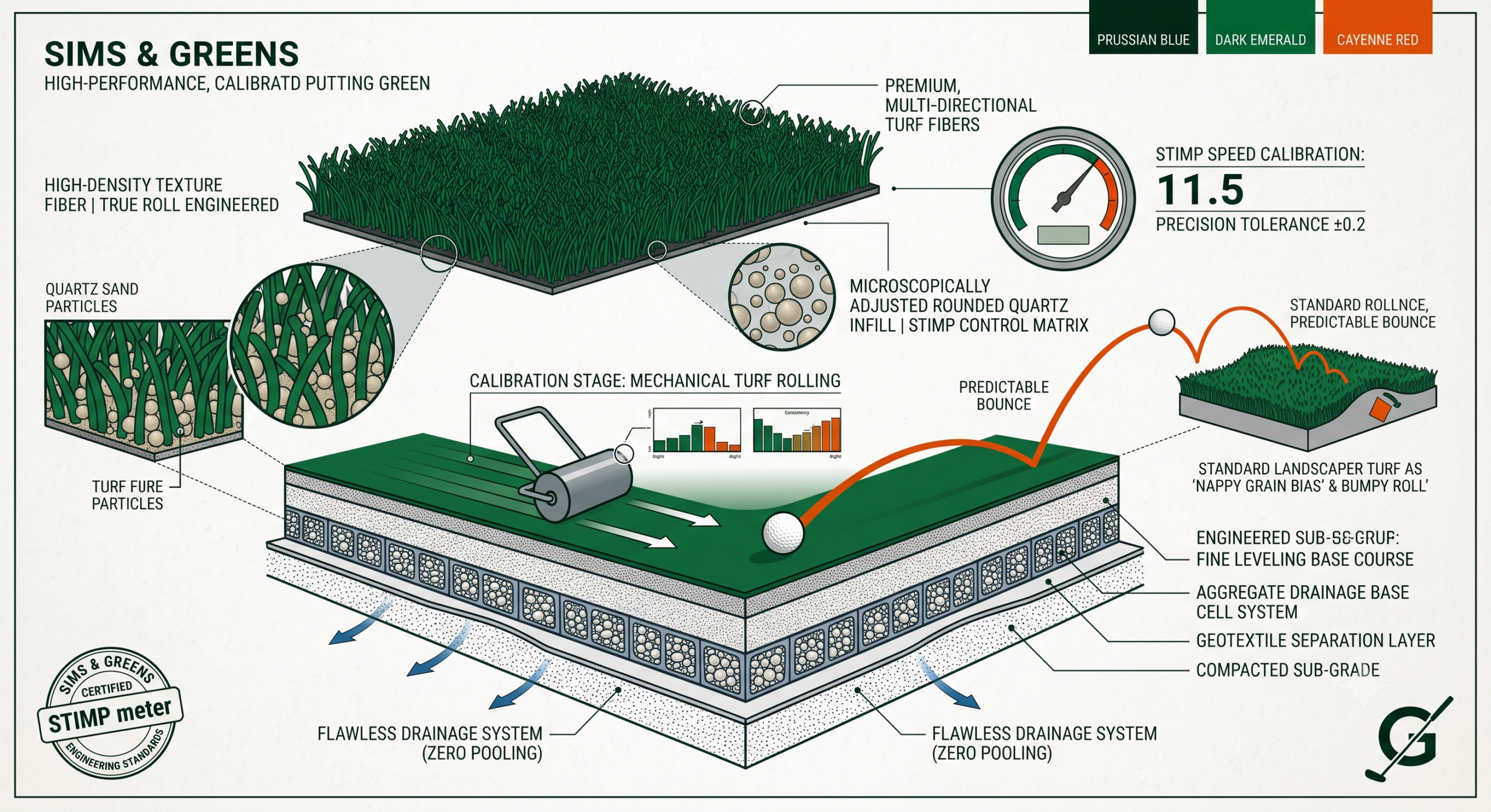 Stimp Meter Calibration Cross-Section